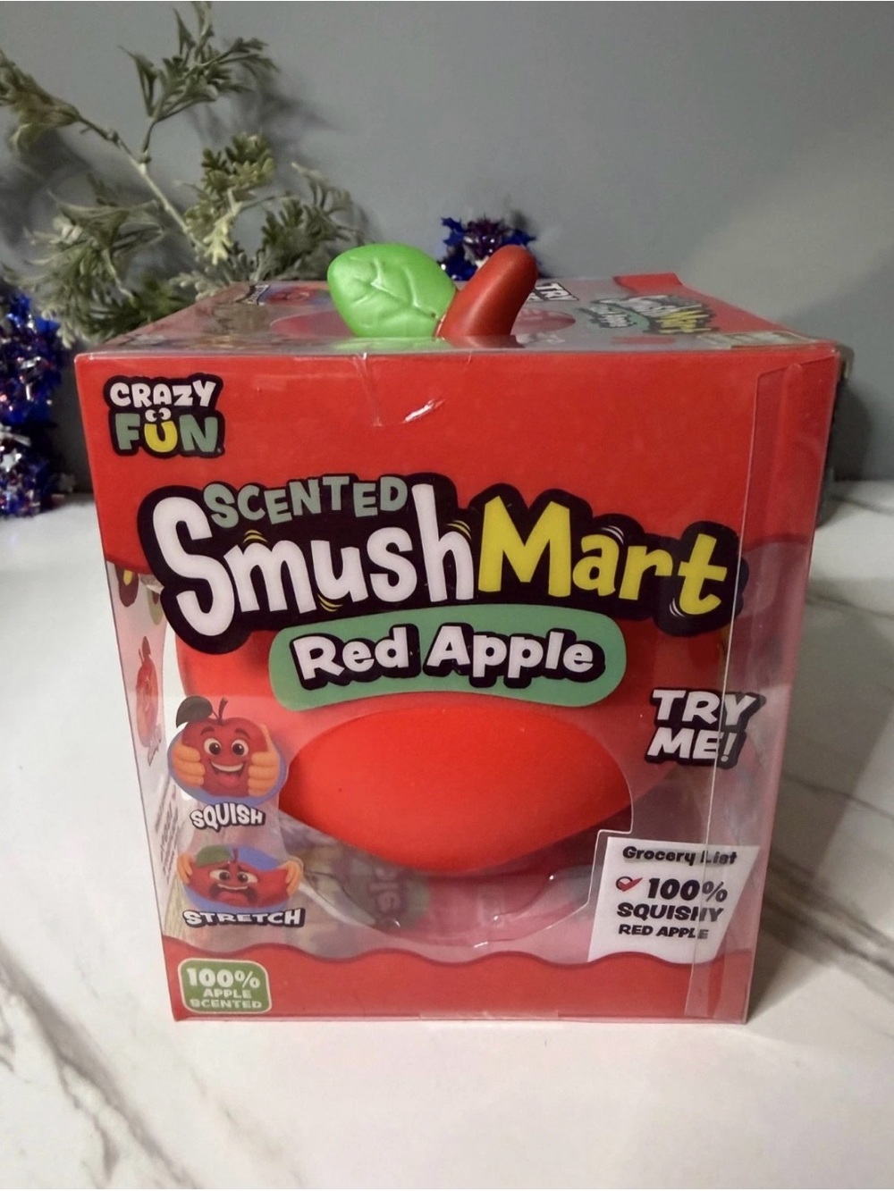 Crazy Fun SmushMart Scented Red Apple Squishy